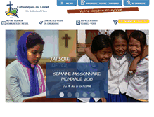 Tablet Screenshot of orleans.catholique.fr