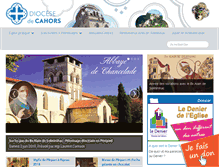 Tablet Screenshot of cahors.catholique.fr