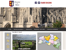 Tablet Screenshot of orne.catholique.fr