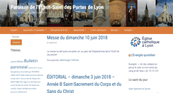 Desktop Screenshot of espritsaint-lyon.catholique.fr