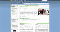 Desktop Screenshot of news.catholique.org