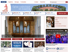 Tablet Screenshot of evry.catholique.fr