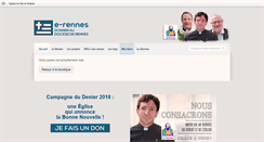 Desktop Screenshot of e-rennes.catholique.fr