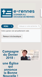 Mobile Screenshot of e-rennes.catholique.fr