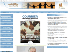 Tablet Screenshot of migrations.catholique.fr