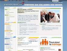 Tablet Screenshot of catholique.org