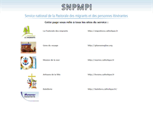 Tablet Screenshot of migrants.catholique.fr