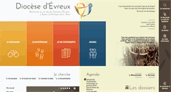 Desktop Screenshot of evreux.catholique.fr