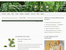 Tablet Screenshot of guyane.catholique.fr