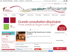 Tablet Screenshot of angouleme.catholique.fr