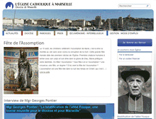 Tablet Screenshot of marseille.catholique.fr