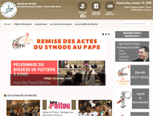 Tablet Screenshot of poitiers.catholique.fr