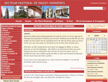 Tablet Screenshot of massy-verrieres.catholique.fr