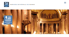 Desktop Screenshot of cathedralerennes.catholique.fr