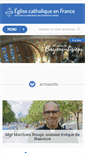 Mobile Screenshot of eglise.catholique.fr