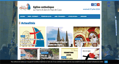 Desktop Screenshot of lehavre.catholique.fr