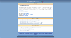 Desktop Screenshot of m.catholique.org